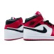 Унисекс кроссовки Nike Air Jordan 1 White Red