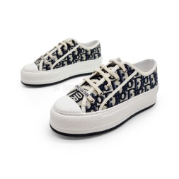 Dior Woman White Black Platform