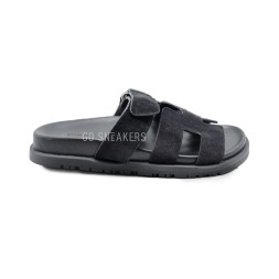 Hermes Flip-flops Suede Black