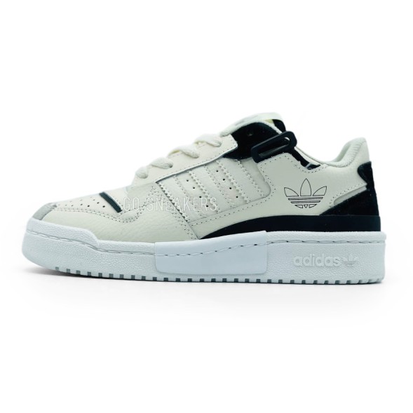 Унисекс кроссовки Adidas Forum Low Black Grey Beige