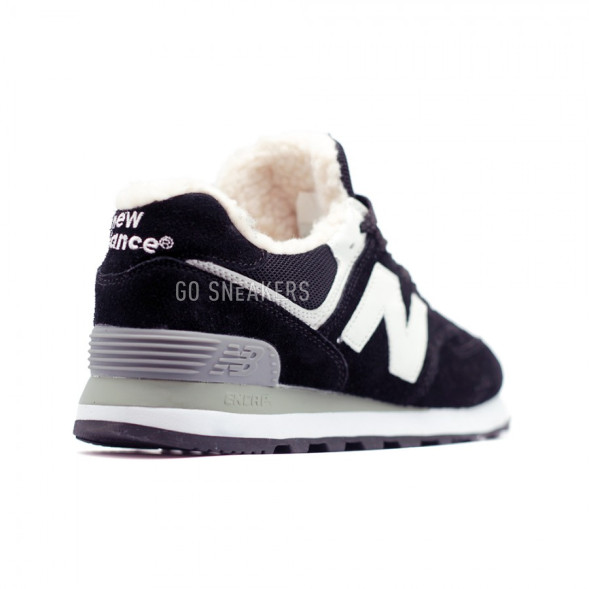 Мужские зимние кроссовки New Balance 574 Black