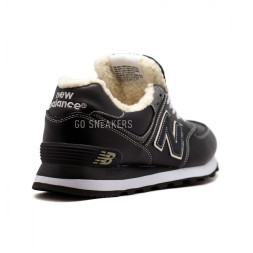 New Balance Мужские 574 Leather Black