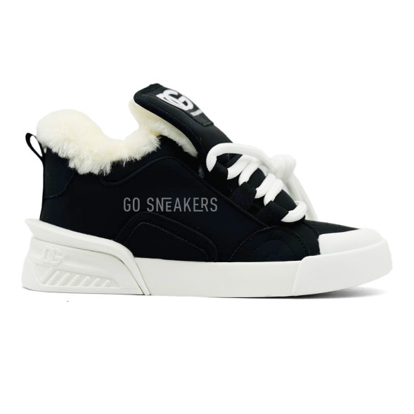 Женские зимние кроссовки Dolce&amp;amp;Gabbana Woman Winter Black White