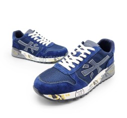 Premiata 483 Textile/Suede Navy