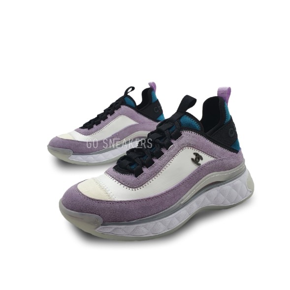 Женские кроссовки Chanel Velvet Calfskin