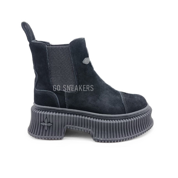 Женские ботинки SMFK Chelsea Suede Black