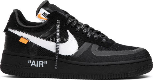 Унисекс кроссовки Nike Off-White x Air Force 1 Low &amp;#039;Black&amp;#039;