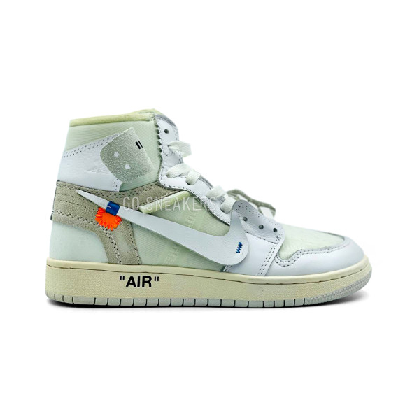 Унисекс кроссовки Off White for Nike Air Jordan 1 White Oregon 1985 Beaverton