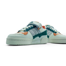 Adidas Forum Low Fleece White Orange