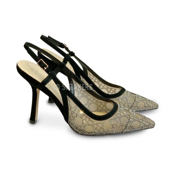 Женские туфли Dior Shoes Black/Beige